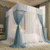 Nova Mosquiteiro de Chão de Gaze Dupla Camada com Renda, Série Elegante, Estilo Princesa Fada, Estilo Coreano Ins Mosquiteiro, Tela Anti-Mosquito