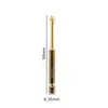 Wmk5 Ponta Antiderrapante S2 Magnética 5A Preta Antiderrapante Ponta Phillips para Furadeira Elétrica e Parafusadeira Elétrica, Alta Dureza