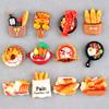 Accesorios de Resina para Fundas de Teléfono, Palillos de Pizza, Tartaletas de Pan, Pegamento de Crema para Manualidades, Huevos de Langosta, Materiales Realistas, Dijes para Zapatos