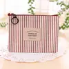 Bolsa de Chaveiro Feminina Bolsa de Moedas Criativa Mini Bolsa de Lona Desenho Animado Porta-Moedas Tecido Coreano