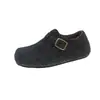 Zapatos Bochen de Felpa Nuevos Otoño/Invierno 2026 para Mujer Versátiles con Forro de Terciopelo Espeso Cómodos sin Cordones Cálidos de Algodón Mocasines