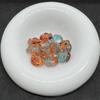 Cuentas de Crackle de Hielo de Alta Transparencia, Materiales para Joyería Hecha a Mano, Cuentas de Vidrio de Colores, Cuentas para Pulseras DIY, Cuentas Sueltas de Vidrio