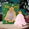 Velas con temática navideña transfronterizas, árbol de Navidad, renos, velas en forma de copo de nieve, recuerdos navideños, venta al por mayor de fábrica