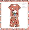 Pijama de verano para niñas, estilo fino, manga corta, ropa de casa de princesa para niños y niñas, conjunto para aire acondicionado, estilo de verano