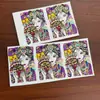 Promoção Quente Xizang Nepalesa Thangka Puro Pintado à Mão Vidas Passadas e Presentes Núcleo do Cartão 2*3