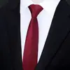 Clase Corbata con Cremallera Femenina Novio Boda Hombres Negocios Vestido 8cm Rayas Azules Delgada Negra Perezosa Gratis