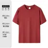 Camisetas de Algodón y Spandex Más Vendidas para Hombre, Ropa de Trabajo para Mujer de Cuello Redondo y Manga Corta, Camisas Publicitarias Corporativas, Impresión Personalizada