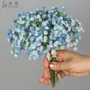 Simulação de 3 Galhos de Gipsofila, Margaridas Frescas Pequenas, Plantas Verdes, Decoração Exquisite para Cenas Domésticas e Casamentos