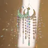 Colgante Atrapasol Luna de Cristal Venta Caliente Carrillón de Viento de Cristal Colgante para Muebles al por Mayor Decoración de Dormitorio con Piedras