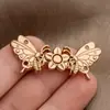 Fivela de Disco de Metal Hanfu Fecho Borboleta Gola de Xale Dinastia Ming e Song Cheongsam Hanfu Roupa Tang Fivela Decorativa