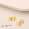Accesorios de resina de dibujos animados para hacer tú mismo, mini lazo de flores, pegamento en crema, pinza para el cabello hecha a mano, funda para teléfono móvil, hebilla para zapatos
