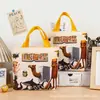 Capibala Bolsa de Lona Portátil Bolsa de Regalo Bolsa de Algodón Gran Capacidad Bolsa de Compras Bolsa de Algodón Bolsa de Lona Al por Mayor