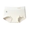 Algodón de Color Natural Algodón Puro Calzones Estilo Hipster Sin Costuras Tallas Grandes Boxer Briefs 10A Antibacterianos Entrepierna Extendida Calzones de Algodón Puro para Mujeres