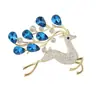 Broche de Lujo Ligero de Gama Alta Diseño de Nicho Accesorios de Ramillete Moda Zodiaco Temperamento Pines de Animales de Gama Alta Venta al por Mayor