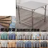 Mesa de Barbacoa de Acero Inoxidable Mesa Cuadrada de Comedor para el Hogar Calefacción Eléctrica Multifuncional Plegable Mesa de Ajedrez y Cartas Rejilla para Barbacoa