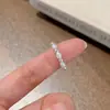 Anéis de Cruz Minimalistas para Mulheres, Anéis de Moda Empilháveis Versáteis Elegantes, Anéis Tendência Estilo Ins com Índice de Personalidade