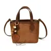 Bolso Cubo Vintage de Ante para Mujer, Nuevo Modelo Otoño 2026, Gran Capacidad, Versátil y de Moda, Adecuado para el Trabajo Diario, Bolso de Mano y Bandolera