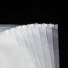 En Stock al por Mayor Bolsas de Plástico Translúcido Mate para Ropa y Ropa Interior con Cierre de Cremallera Autocierre Bolsas de Empaque de Almacenamiento 30 Micras