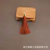 8cm capuchón de metal borla pequeña borla abanico colgante marcapáginas borla ropa accesorios para el cabello borla accesorios decorativos al por mayor