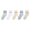 Calcetines de verano para niños Tangram Calcetines deportivos transpirables de algodón peinado sin hueso Calcetines de algodón de verano para niños Calcetines de tubo