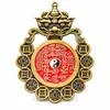 Montaña Cabeza de Bestia Fantasma Flor Bagua Moneda Colgante Moneda Yansheng Moneda Diez Emperadores Adorno Decoración del Hogar Colgante Accesorios Fábrica Venta al por Mayor