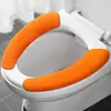 Pegatinas Adhesivas para Asiento de Inodoro con Adsorción Electrostática, Adecuadas para Todas las Estaciones, Lavables, para el Hogar y Viajes, Almohadillas para Asiento de Inodoro sin Rastro