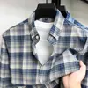 Camisa Térmica Cepillada para Hombre 100% Algodón Teñido en Hilo Cuadros Dopamina Manga Larga