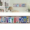 Decoración de Pared Creativa de Amazon Transfronteriza Te Quiero Más Letrero de Pared de Calle Te Quiero Más