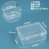 Caixa de Embalagem de Plástico Transparente Caixa de Exibição de Amostra de Ferramentas de Hardware Caixa de Embalagem de Peças Organizador de Acessórios Caixa de Armazenamento de Cartões