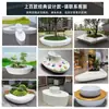 Banco de piscina Huangli FRP con forma de árbol, silla grande personalizada para exteriores, parterre de flores, exhibición comercial en aeropuertos, escultura de jardín paisajístico.