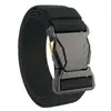 Cinturón de Cuerda Trenzada con Hebilla para Hombre, Hebilla Automática, Moderno y Versátil, Cinturón de Moda para Hombre, Cinturón de Lona Casual para Exteriores