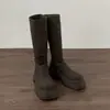 Botas de plataforma altas hasta la rodilla de moda para mujeres petite, nuevo estilo verano 2025, hasta la rodilla, que realzan la altura, estilizan y son elegantes.