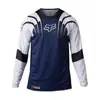 Jersey de Descenso de Manga Larga para Bicicleta de Montaña de Comercio Exterior Fox Jersey de Montar en Moto Descenso Top Transpirable para Ciclismo Mayoreo