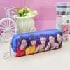 Han Xing accesorio tinta rosa straykids ive TWICE personalidad PU almacenamiento bolsa de papelería estuche de lápices accesorio estrella
