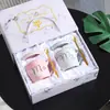 Amazon se especializa en Tazas Cerámicas Nórdicas con Patrones de Mármol y Cucharas, Vasos de Agua, Tazas de Café y Cajas de Regalo que se Pueden Personalizar