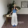 Pantalones casuales de alta gama, holgados, de moda de verano 2026, para chica hot retro americana, dulces y muy guapos