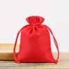 Bolsa pequeña de tela personalizada de fábrica para guardar joyas, bolsa de brocado, estilo chino vintage, bordado, bolsillo con cordón para joyas