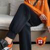 Pantalones Jogger de Mujer con Forro Polar Pantalones de Chándal Gruesos de Algodón Invierno Petite Cortos Otoño Invierno Pantalones Casuales Primavera Otoño