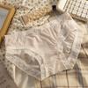 Ropa Interior para Niñas Seda de Hielo Antibacterial Entrepierna de Algodón Verano Sexy Estilo Deseo Puro Niñas Dulce 2024 Nuevos Shorts Cabeza
