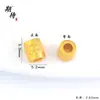 Accesorios DIY Chapados en Oro con el Personaje '' (Buena Fortuna), Cuentas Espaciadoras Perforadas de Moda y Lujo, Amuletos de Buena Suerte y Fortuna, Accesorios para Pulseras Perforados al por Mayor