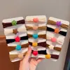 Elástico de cabelo infantil corda de cabelo para bebê cabeça de bola não machuca o cabelo anel de cabelo meninas acessórios de cabelo de alta elasticidade com rabo de cavalo
