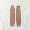 Calcetines largos de coral de felpa hasta la rodilla, para el confinamiento, forrados de felpa, engrosados, cálidos, para piernas frías de ancianos, protección de articulaciones, a prueba de frío en rodillas