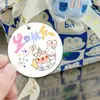 Obrigado por me acompanhar no meu cartão de aniversário bebê lua cheia cartão presente de aniversário decoração tag cartão