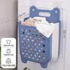 Cesto de Ropa Sucia Seleccionado Cuidadosamente Montado en Pared Cesta Plegable para Lavandería Baño Lugar de Baño para Cesta de Almacenamiento de Ropa Sucia Cesta de Ropa Sucia para Baño