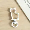 Gato Colorido Pintado Clípe de Mola Fofo Acessórios de Arte com Contas DIY Gancho Pingente de Bolsa de Boneco Cartoon