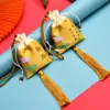 Estilo Chino Festival del Bote del Dragón Sachet de Cornejo Adorno Colgante Bolsa Herbal Repelente de Mosquitos Venta al por Mayor