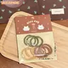 Lindo Set de Gomas para el Cabello Dopamina de Alta Elasticidad para Niños Bebé Bandas de Goma Pequeñas Coletas Trenzas Gomas Versátiles Accesorios para el Cabello