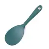 Fabricante Especializado Personalizado al por Mayor Cuchara para Arroz Olla Antiadherente Silicona Doméstica Antiadherente Arroz Grado Alimenticio Resistente a Altas Temperaturas Cuchara para Arroz