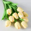 Seleção rigorosa de mini tulipas artificiais de plástico PU flor artificial flor falsa comércio exterior transfronteiriço flor de seda casamento decoração de casa fabricantes de flores