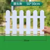 Cerca de Plástico Reforçado em PVC, Cerca de Jardim, Cerca para Canteiro de Flores, Cerca de Isolamento para Pátio, Cerca Externa para Escola